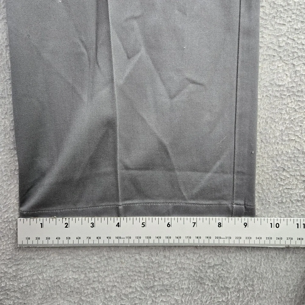 Dockers Men Pants 38X31 Gray Khakis Twill Button 31